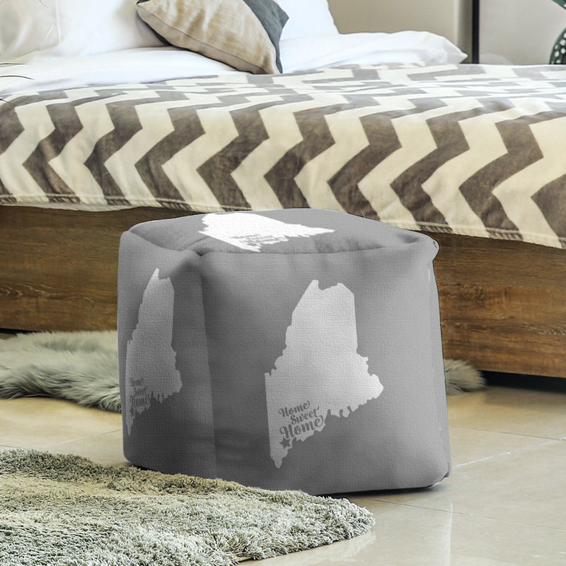 Repose-pieds à cubes portland the home, Gris