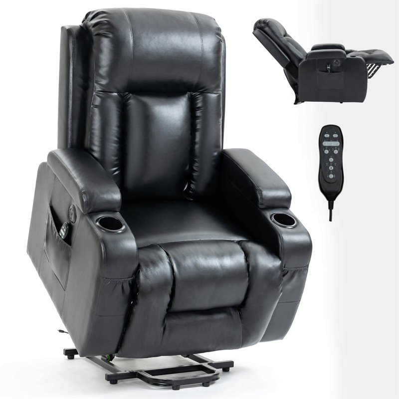 Fauteuil inclinable à levage infini jusqu'à 350 lb Infinity Position, Noir