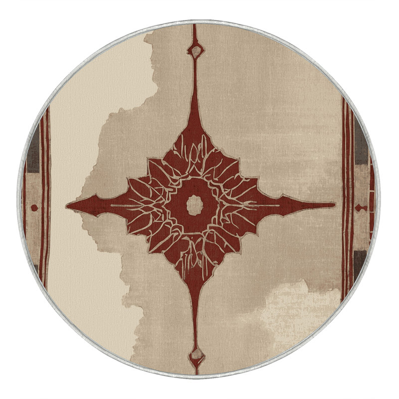 Broken Continuum Rug, Round 5'