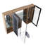 Armoires à pharmacie peu encombrantes avec rangement en miroir pour maison moderne de 39,4 po