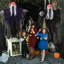 Paquet de 2 décorations d'Halloween suspendues squelette fantôme