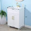 Ensemble de meuble-lavabo moderne 24 po autoportant blanc