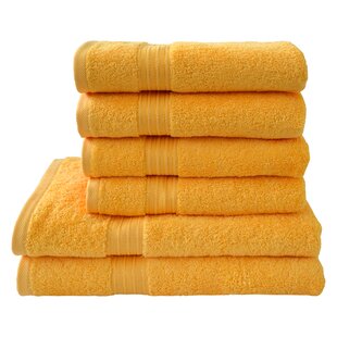 Handtücher (Grün; Verlieben Orange) zum