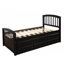 Lit plateforme simple en bois massif avec 6 tiroirs-1649495670