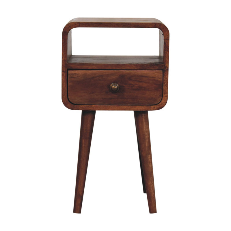 30cm W Solid Wood Bedside Table