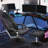 Recliner Upholstered Video Gaming Chair with Ottoman