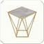 Table d'appoint en verre Creative Creative