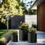 Pot à fleurs en ciment 3 pièces Odder-815343224