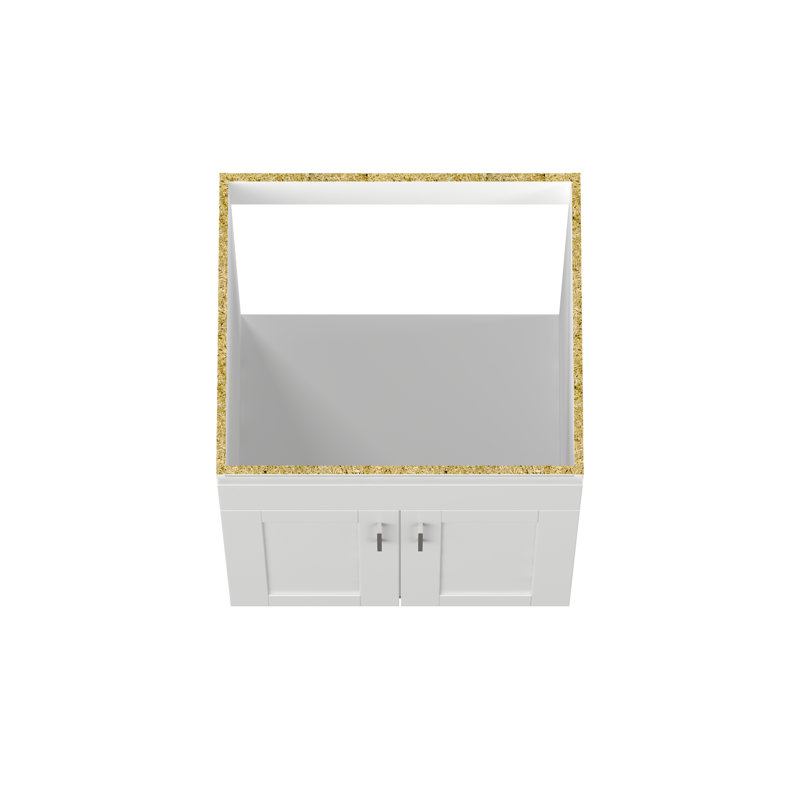 MagickWoods Hudson 24"W vanity base, Pearl White