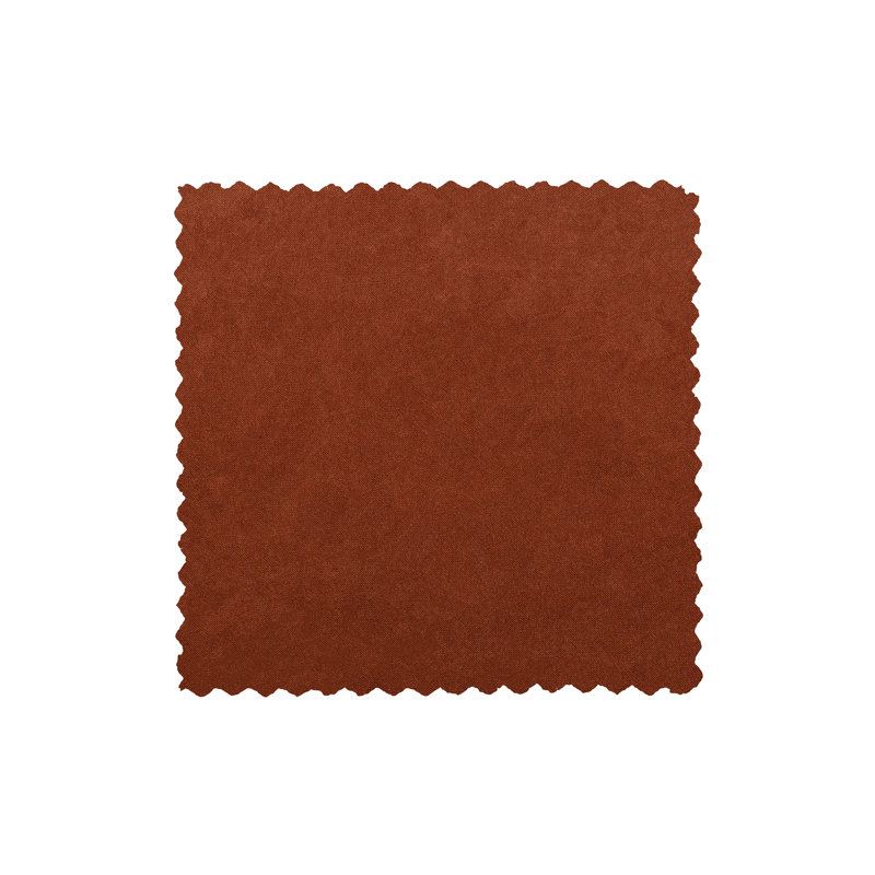 Velvet Armchair, Rust