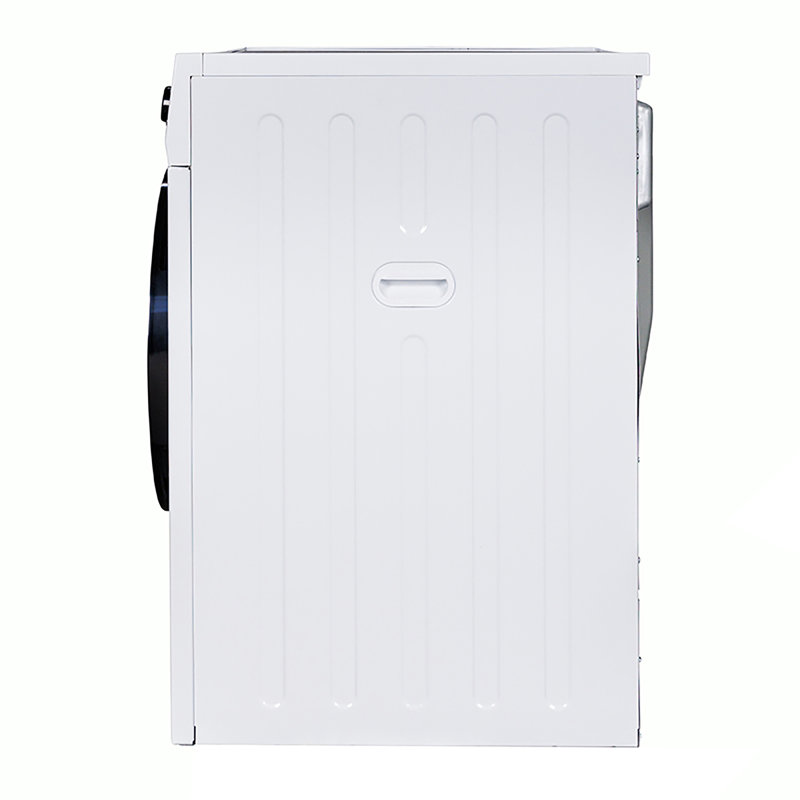 24" White Front-Load Vented Dryer with Moisture Sensing