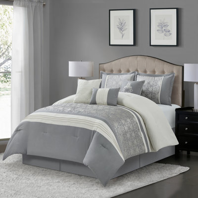 Charley Microfiber 7 Piece Comforter Set