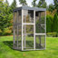 Très grand enclos extérieur pour chat, cage de jeu extérieure pour chat, grand parc extérieur imperméable pour chat