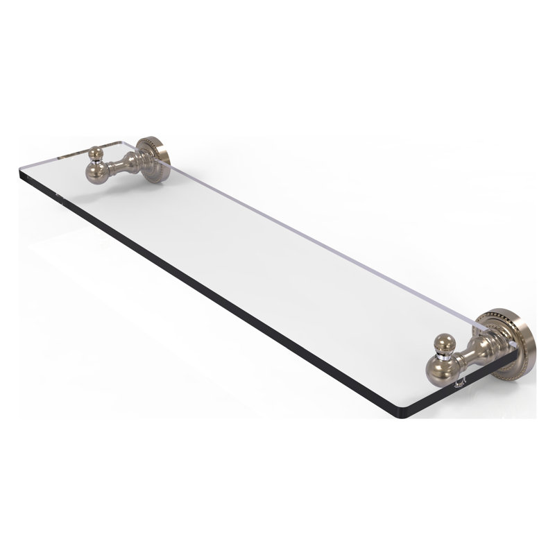Marchmont Bracket Shelf, 22", Antique Pewter