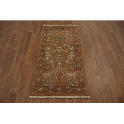 Handcrafted Brown Ziegler Egyptian Foyer Rug 2x4
