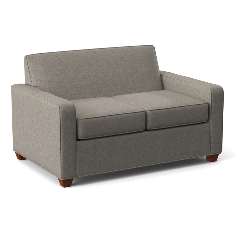 Avery 56" Square Arm Loveseat, BM Cherry, Static Harmony