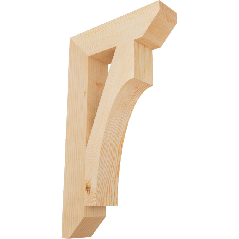 Support en bois Westlake, Sapin de Douglas, H 28 po x l 3,5 po x P 16 po