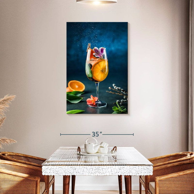 Yarlin Citrus Cocktail, 45" H x 30" W