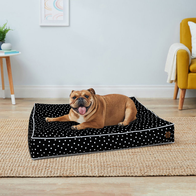 Dog Bed For Small - Medium - Large Dogs - Soft Pet Bed Mattress With Machine Washable Cover & PU Foam Pet Crate Bed - Dog Bed Mattress With Non-Slip Bottom  Cushion Design 8  Small S (69 cm x 51 cm x 10 cm)