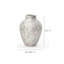 Tannehill 11.8" H Handmade Stoneware Jar Rustic Distressed Decorative Vase-1396459396