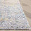 Tapis abstrait en viscose / coton / lin / laine noué à la main Tiffany or / argent-55845071