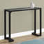 Esko Accent Table, Console, Entryway, Narrow, Sofa, Living Room, Bedroom, Metal, Clear-1642865304