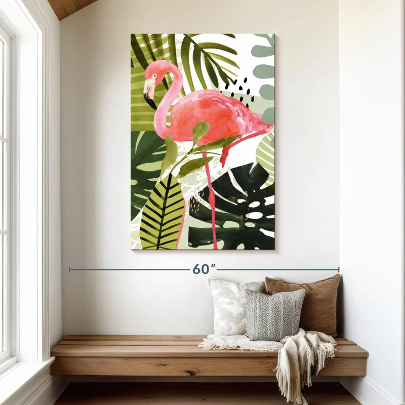 Brampt Flamingo Forest I, H 48 po x l 32 po