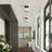 Glint 1-Light Modern Textured Glass Flush Mounted Wall Sconce-1683674984