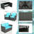 Wood 4 - Person Patio Conversation Set with Cushions-1152477795