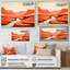 «Brown Minimalisme Canyon Calm IV» sur toile imprimée-1457710389-1457710388