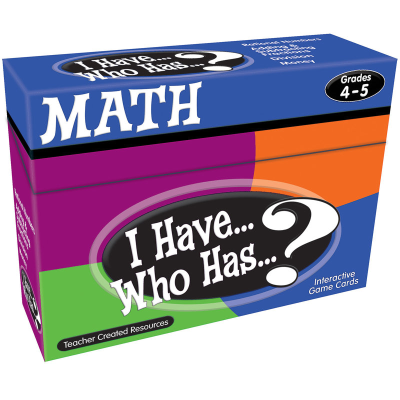 I Have, Who Has Math Game