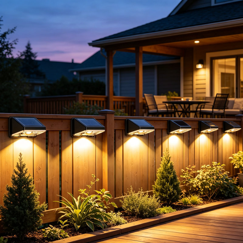 Natural Solar Powered Deck Light