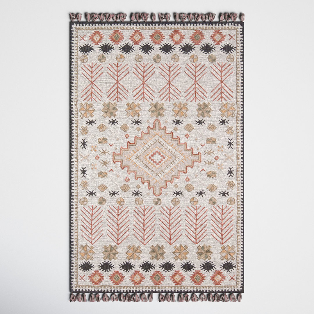 Anine Wool Southwestern Indoor Rug Joss & Main Rug 