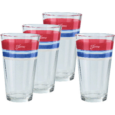 Ensemble de 4 verres refroidisseurs effilés Fiesta Americana Edgeline