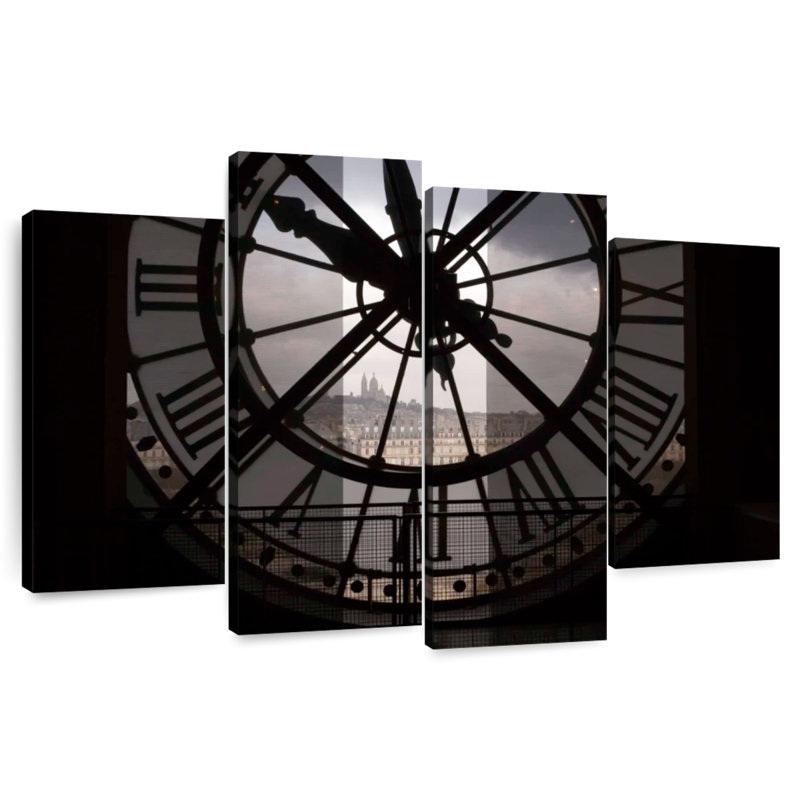 Kerner Clock Tower City View, 48" H x 75" W
