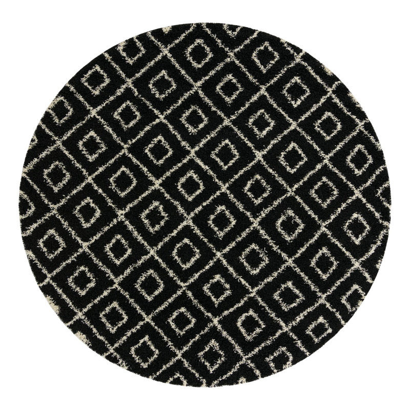 Arold Geometric Indoor Rug, Round 10'