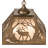 2 - Light Antique Copper Square/Rectangle Pendant