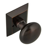 Grandeur Fifth Avenue Square Rosette Privacy (Bed & Bath) with Fifth Avenue Knob