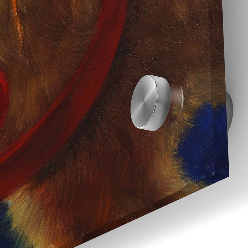 «Journey to the Moon» par Lucia Heffernan, art mural en verre acrylique, H 36 po x l 36 po x P 0,2 po