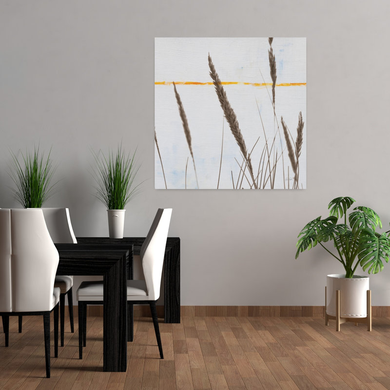 Sea Grass II, art contemporain abstrait, H 36 po x l 36 po