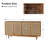 Branstetter 63'' Wide Sideboard with LED Light and Wine Rack-1865539694