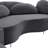 Enton Velvet Sectional Symmetrical-708875746