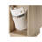 Compact Bathroom Vanity Engineered Wood Natural Ash Small Space Elegance