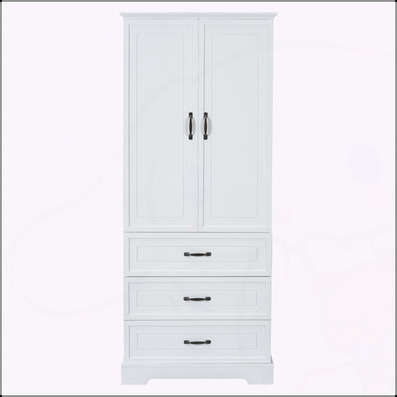 Armoire de salle de bain haute polyvalente avec rangement spacieux et design élégant