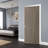 Gray Texture Flush Hollow Core Composite Interior Door Slab-115966976