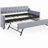 Twin Size Upholstery DayBed with Trundle and USB Charging-1197986221