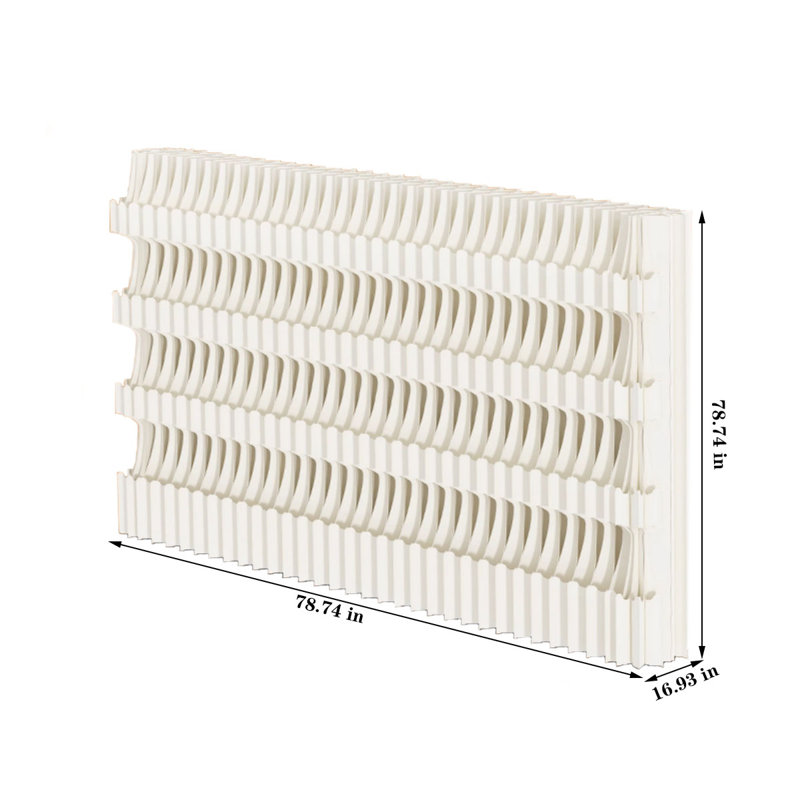 Nyack, 78.74" H x 78.74" W x 16.93" D