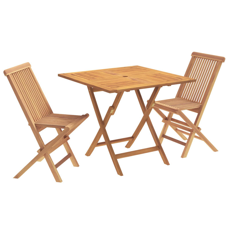Solid Wood Patio Dining Set Table,, 2