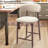 25'' Upholstered Counter Stool with Curved Back and Solid Wood Base-1871850559-1871850556