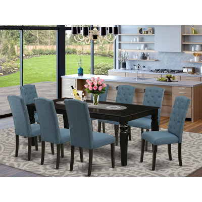 Martika Extendable Solid Wood Dining Set by Winston Porter
